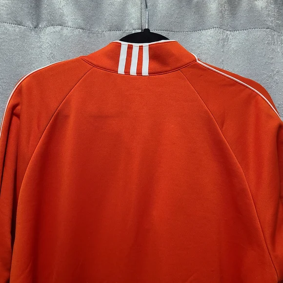 Adidas Orange Quarter-Zip Pullover - Picture 8 of 11